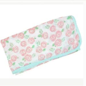 Paty Pink Rose Print Blanket